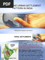 Rural and Urban Settlement Patterns in India