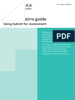 Submit For Assessment Admin Guide