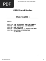 CSEC Social Studies Study Notes 1 - Flipbook by Media - FlipHTML5