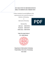 Dynamic Selection of Heterogenous Ensemble To Improve Bug Prediction