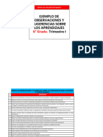 Sexto Observaciones