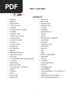 Unit 3 - Job Hunt