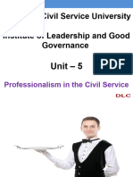 Unit 5-Professionalism