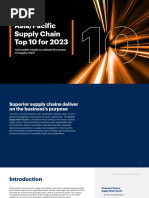 Gartner Asia Pacific Supply Chain Top 10 2023