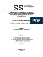 Facultad de Ciencias de La Salud Escuela Profesional de Medicina Humana Pre Internado Medicina Familiar Y Comunitaria