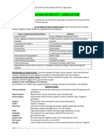 7 - Saummary Agriculture