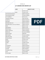 Tally Ledgers and Groups