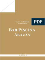 Bar Piscina Alazán: Carta de Bebidas