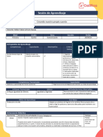 SESION DE APRENDIZAJE Creando Nuestro Propio Cuento