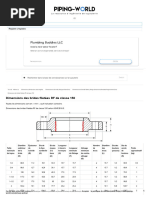 Dimensions Des Brides Filetées RF de Classe 150 - ASME B16.5