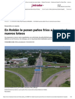 22-06 en Roldán Le Ponen Paños Fríos A La Venta de Nuevos Loteos - MIRADOR PROV