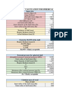 New-Calculation For Spherical Pressure Vessel