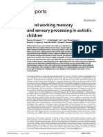 Visual Working Memory and Sensory Processing in Autistic ChildrenScientific Reports