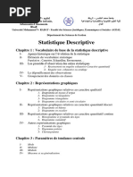 Cours de Statistique Descriptive