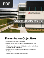 Student Insurance 101 - Fall 2019