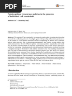 AOR - 2015 - Lo, Tang - PO Reinsurance With Individual Risk Constraints