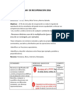 Matematicas Recuperacion