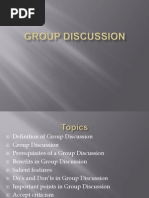 Group Discussion