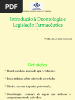 Aula 1 - Introdução À Deontologia e Legislação Farmacêutica