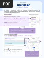 Guía para La Inscripción A Los Cursos A Distancia 2024