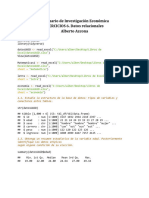 Seminario EJERCICIOS 6. Datos Relacionales Alberto Azcona C