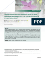 Taxonomic, Nomenclatural, and Distribution Updates in Casselia (Verbenaceae)