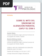 Sobre El Mito Del Síndrome de Alienación Parental (Sap) y El DSM-5