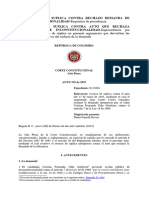 Cuanto El Recurso de Súplica No Presenta Argumentos Que Desvirtúen Las Razones Constitutivas Del Rechazo de La Demanda