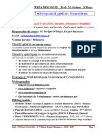 Cours Politique Financière 2019 SND PREPA DESCOGEF