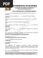 Cit104 Introduction To Computers Summary 08024665051