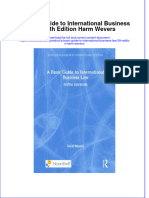 Full Chapter A Basic Guide To International Business Law 5Th Edition Harm Wevers PDF