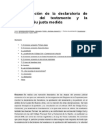 SUCESIONES La Inscripción de La Declaratoria de Herederos