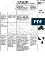 Tabla de Sensores