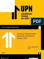 Semana 03 Estructura Organizacional, Descripción de Puesto .,x..