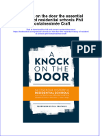 PDF A Knock On The Door The Essential History of Residential Schools Phil Fontaineaimee Craft Ebook Full Chapter