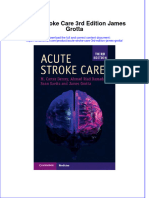 PDF Acute Stroke Care 3Rd Edition James Grotta Ebook Full Chapter