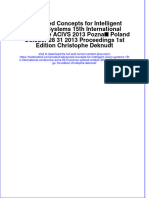 PDF Advanced Concepts For Intelligent Vision Systems 15Th International Conference Acivs 2013 Poznan Poland October 28 31 2013 Proceedings 1St Edition Christophe Deknudt Ebook Full Chapter