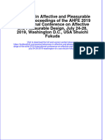 Download pdf Advances In Affective And Pleasurable Design Proceedings Of The Ahfe 2019 International Conference On Affective And Pleasurable Design July 24 28 2019 Washington D C Usa Shuichi Fukuda ebook full chapter 