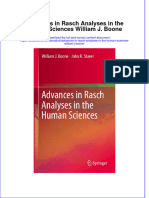 Full Chapter Advances in Rasch Analyses in The Human Sciences William J Boone PDF