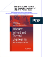 PDF Advances in Fluid and Thermal Engineering Select Proceedings of Flame 2018 Pankaj Saha Ebook Full Chapter