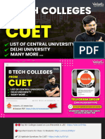 Cuet 2024 - Btech From Cuet