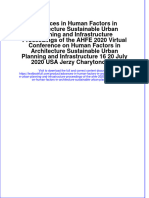 Download full chapter Advances In Human Factors In Architecture Sustainable Urban Planning And Infrastructure Proceedings Of The Ahfe 2020 Virtual Conference On Human Factors In Architecture Sustainable Urban Planning And pdf docx