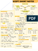 Chemistry Class 11th Short Notes