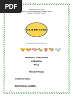 MODULO DE 11 INGLES 2023 Tercer Trimestre