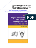 PDF Atlas of Surgical Approaches For Soft Tissue and Oncologic Diseases in The Dog and Cat Marije Risselada Ebook Full Chapter