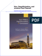 PDF Anti Politics Depoliticization and Governance Paul Fawcett Ebook Full Chapter