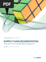 SCM World Supply Chain Segmentation - The Key To Future Profitability