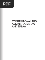 Constitutional and Administrative Law and EU Law Manual