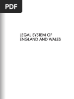 Legal System of England and Wales Manual