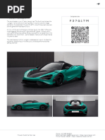 McLaren 765LT Order F37G17M Summary 2024-01-16